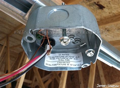 ceiling junction box weight